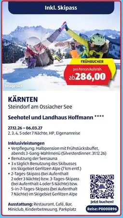 Hofer Reisen KÄRNTEN Steindorf am Ossiacher See Angebot