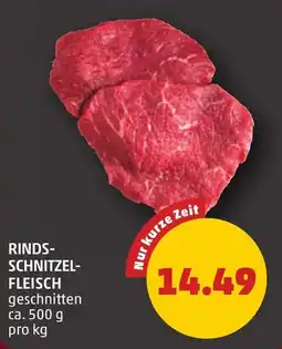 PENNY Rinds-Schnitzel-Fleisch Angebot