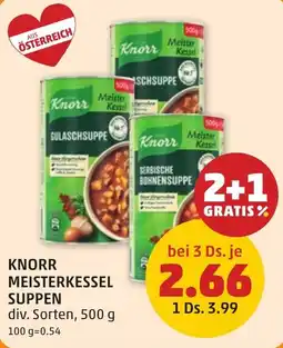 PENNY Knorr Meisterkessel Suppen Angebot