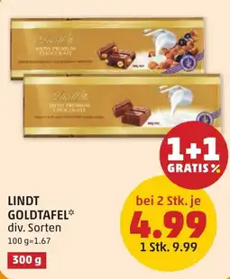 PENNY Lindt Goldtafel Angebot