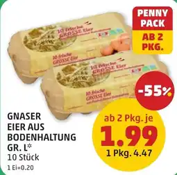 PENNY Gnaser Eier aus Bodenhaltung Angebot