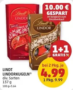 PENNY Lindt Lindorkugeln Angebot