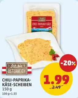 PENNY Chili-Paprika-Käse-Scheiben Angebot