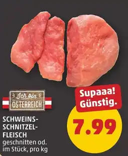PENNY Schweins-Schnitzel-Fleisch Angebot