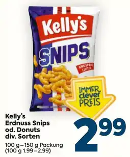Billa Kelly's Erdnuss Snips Angebot