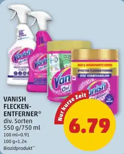 PENNY Vanish Fleckenentferner Angebot