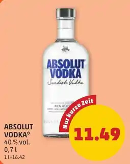 PENNY Absolut Vodka Angebot