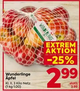 Billa Wunderlinge Äpfel Angebot