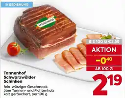 Billa Tannenhof Schwarzwälder Schinken Angebot