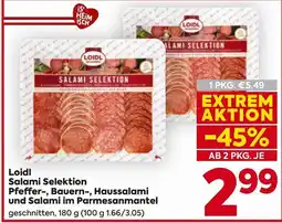 Billa Loidl Salami Selektion Angebot