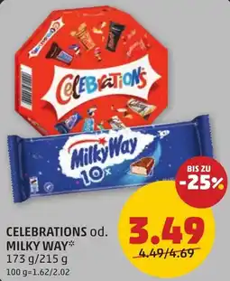 PENNY Celebrations od. Milky Way* Angebot