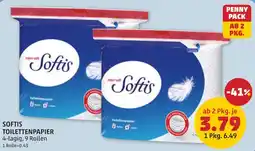 PENNY Softis Toilettenpapier Angebot