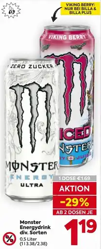 Billa Monster Energydrink Angebot