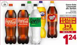 Billa Coca-Cola Limonade Angebot