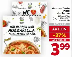 Billa Gustavo Gusto Pizza Angebot
