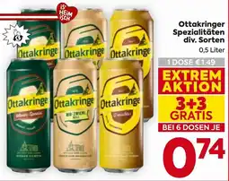 Billa Ottakringer Spezialitäten Angebot