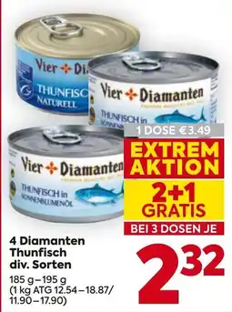 Billa Diamanten Thunfisch Angebot