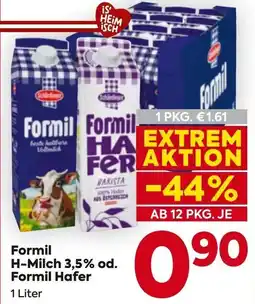 Billa Formil H-Milch 3,5% od. Formil Hafer Angebot