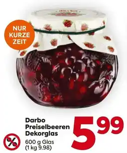 Billa Darbo Preiselbeeren Dekorglas Angebot