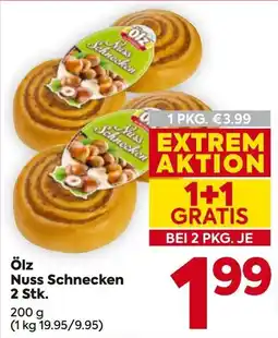 Billa Ölz Nuss Schnecken Angebot