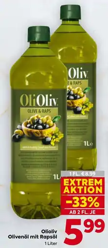 Billa OliOliv Olivenöl mit Rapsöl Angebot