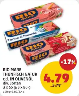 PENNY Rio Mare Thunfisch Natur Angebot