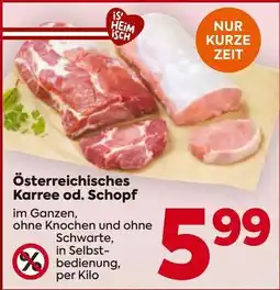 Billa Österreichisches Karree od. Schopf Angebot