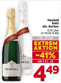 Billa Henkell Sekt Angebot
