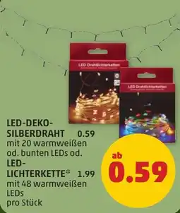 PENNY LED-DEKO-SILBERDRAHT Angebot