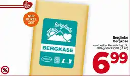 Billa Bergliebe Bergkäse Angebot