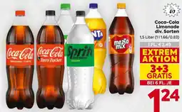 Billa Coca-Cola Limonade Angebot
