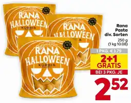 Billa Rana Halloween Kürbis Ravioli Angebot