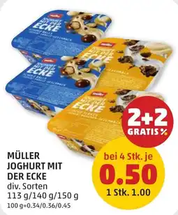 PENNY Müller Joghurt mit der Ecke Angebot