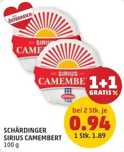 PENNY Schärdinger Sirius Camembert Angebot