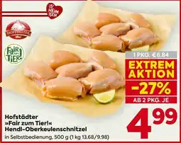 Billa Hofstädter »Fair zum Tier!« Hendli-Oberkeulenschnitzel Angebot