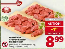 Billa Hofstädter »Fair zum Tier!« Rindsgulasch Angebot