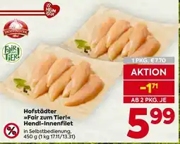 Billa Hofstädter »Fair zum Tier!« Hendl-Innenfilet Angebot