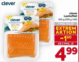 Billa clever Lachsfilet Angebot