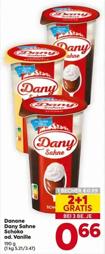 Billa Danone Dany Sahne Schoko Angebot