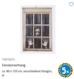 TEDi Fenstervorhang Angebot