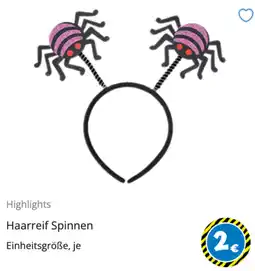 TEDi Haarreif Spinnen Angebot