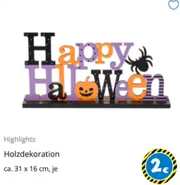 TEDi Happy Halloween Holzdekoration Angebot