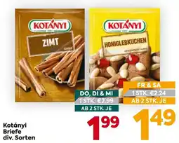 Billa Kotányi Zimt Angebot