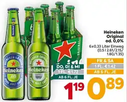 Billa Heineken Original od. 0,0% Angebot