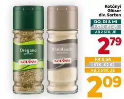 Billa Kotányi Oregano gerebelt Angebot