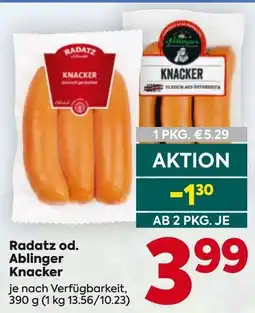 Billa Radatz od. Ablinger Knacker Angebot