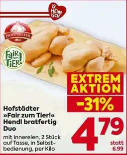 Billa Hofstädter »Fair zum Tier!« Hendl bratfertig Duo Angebot
