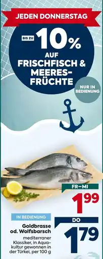 Billa Goldbrasse od. Wolfsbarsch Angebot
