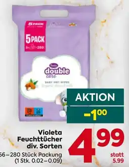 Billa Violeta Feuchttücher Angebot