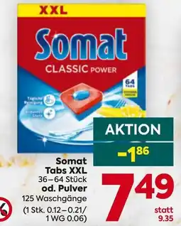 Billa Somat Tabs XXL Angebot